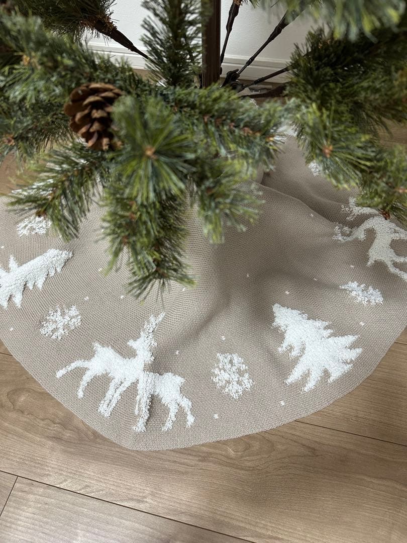 アルザスクリスマスツリー 120cm 専用収納ケース・オーナメント・足元かくし付