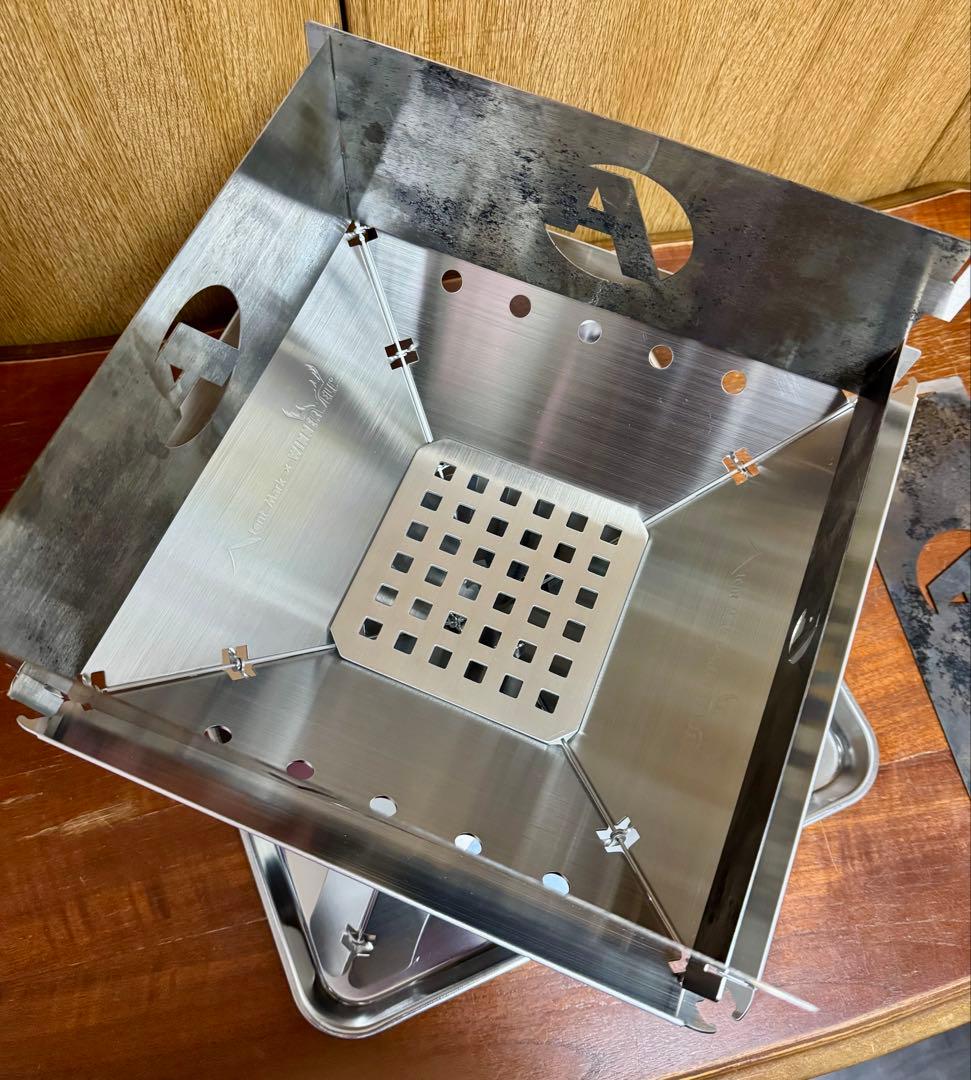 テンマクデザイン フラット焚火台 M アシモクラフツ asi_circle 付