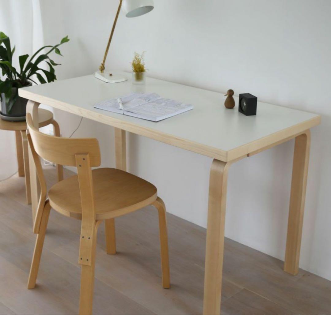 Artek TABLE 80B テーブルホワイトラミネート
