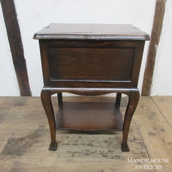 イギリス アンティーク 家具 ソーイングボックス 裁縫道具入れ 英国 6807d