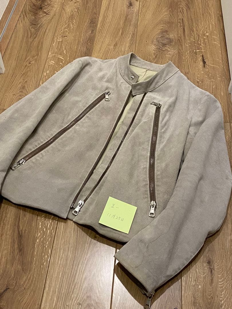 マルタンマルジェラ　初期　02SS ハの字　ライダース　スエードジャケット