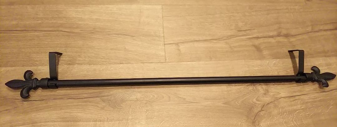 壁掛け飾棚、アイアン風カーテンレール、壁掛けフック