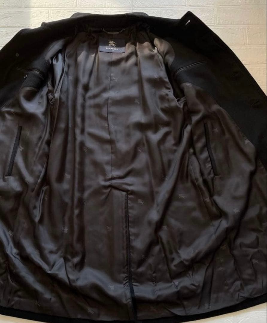 【極美品】《BURBERRY LONDON》カシミヤ100% バルマカーンコート