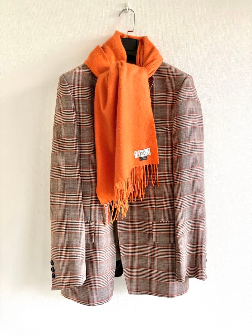 HERMES エルメス カシミヤ 100% マフラー