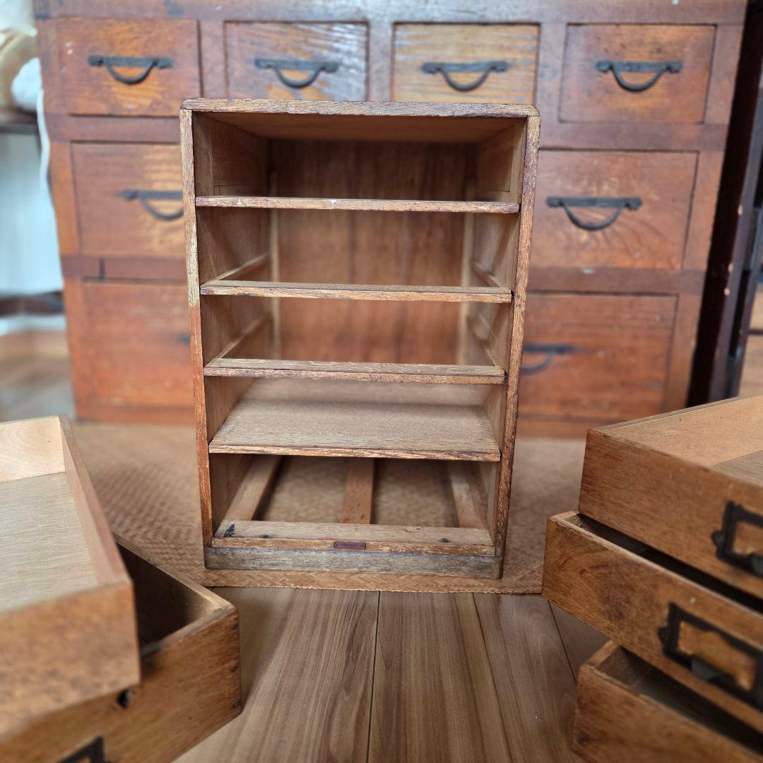 アンティーク ドロワー 引き出し 古家具 5杯 無垢