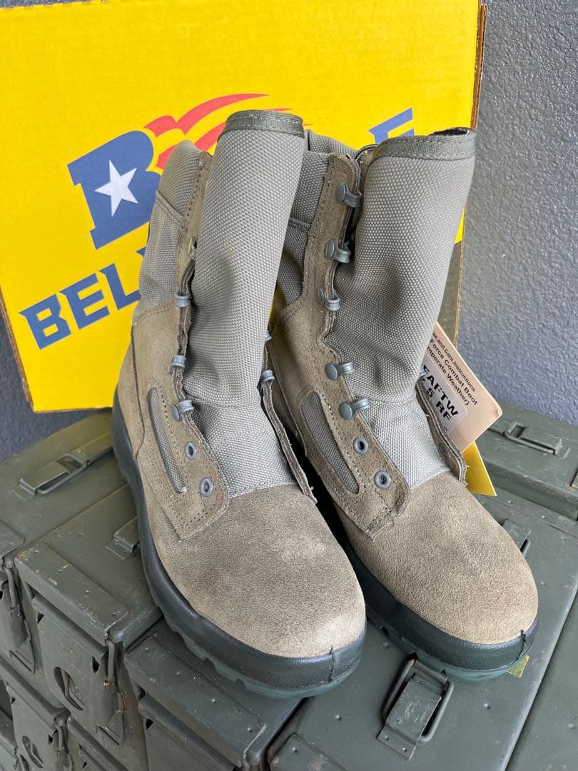 米軍放出新品Belleville コンバットブーツ7.5RF 実物