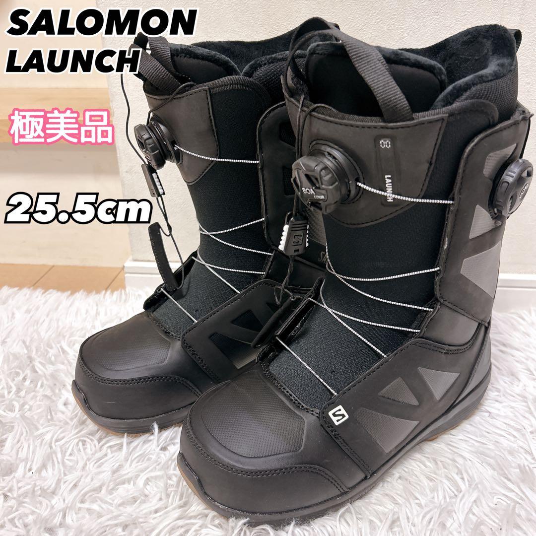 極美品 SALOMON LAUNCH BOA スノーボードブーツ 25.5cm