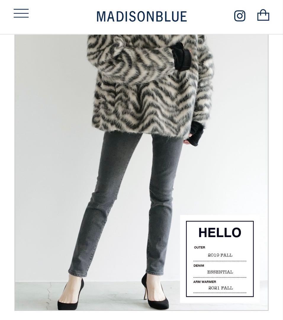 新品未使用MADISONBLUE ELASTIC NEEDLES デニムパンツ