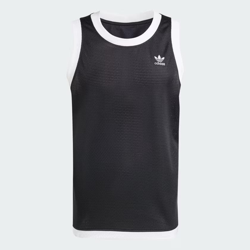 入手困難☆アディダス 2XLサイズ タンクトップ メッシュ ベスト 韓国 黒