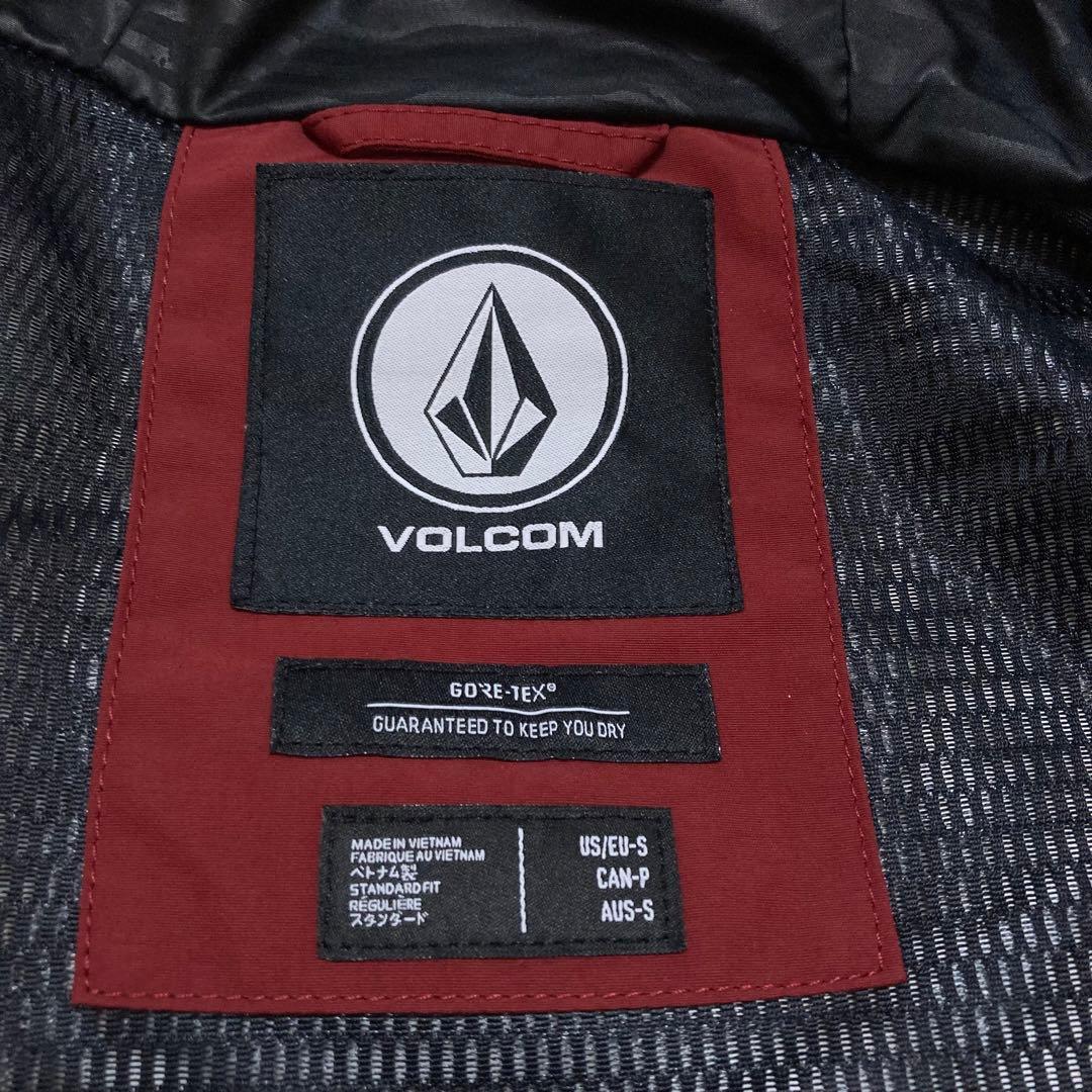 【美品】VOLCOM ボルコム GORE-TEX ￼jacket ボルドー S