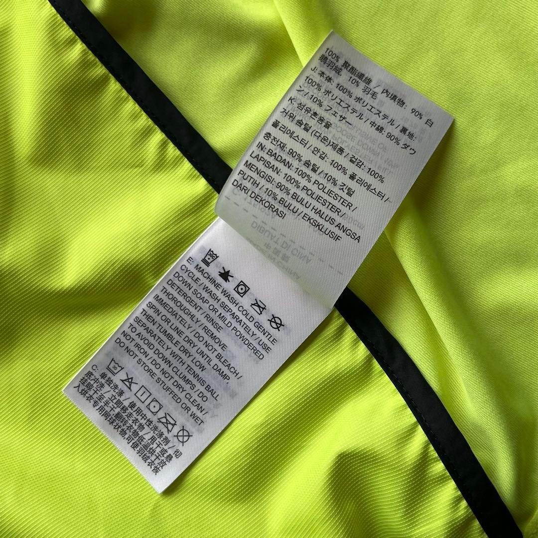 Nike エアロスイフト イエロー ベスト ダウン ランニング ナイロン L