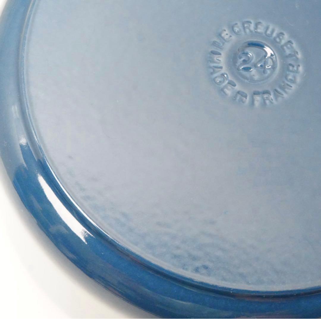 【美品】LE CREUSET　ココット ロンド ディープティール　24cm