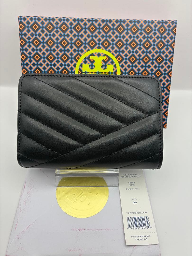 トリーバーチ 未使用品 二つ折り財布 キラ ミディアム 56607 正規品