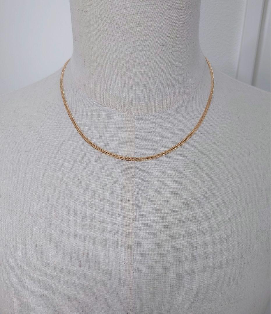 K18喜平12面トリプルネックレス K18チェーン 18金喜平ネックレス