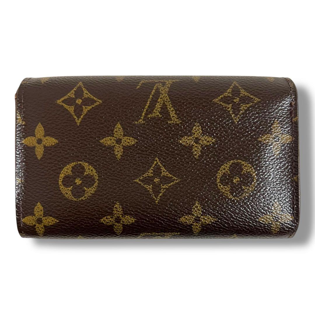 ルイヴィトン✨折り財布　ポルトモネビエ　トレゾール　モノグラム　ファスナー