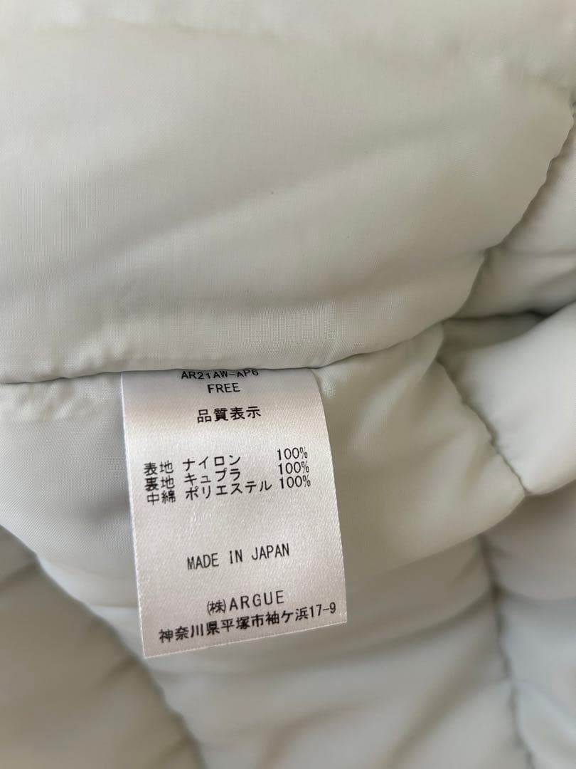 ジャケット・アウター argue COCOON COAT VEST