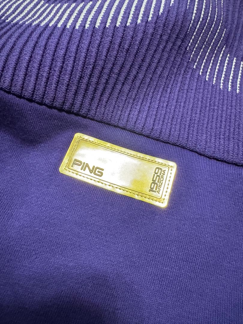 PING ピン　トップス　プルオーバー　紫