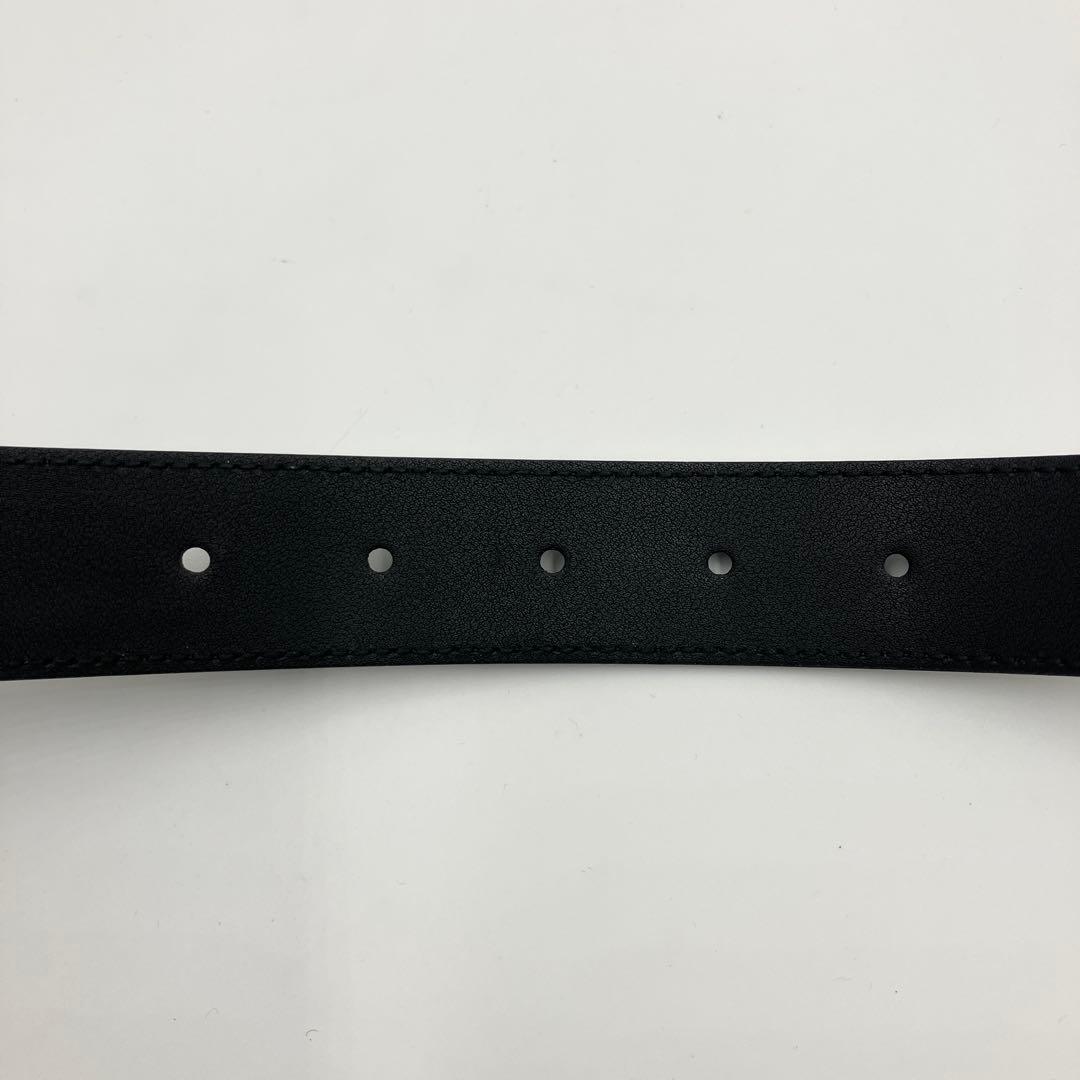 箱付き・美品✨ GUCCI ベルト GG マーモント レザー ブラック