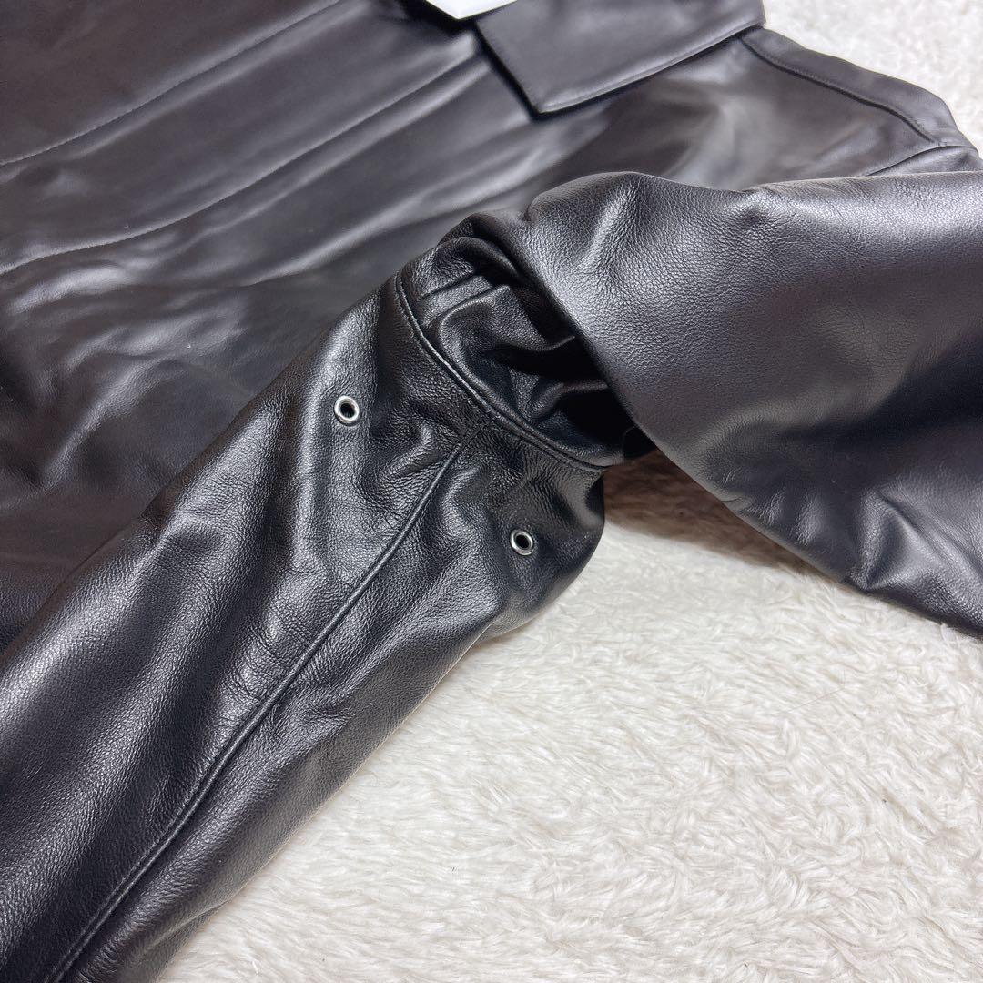 SOPHNET. ソフネット 24ss シェルシープスキン レザージャケット