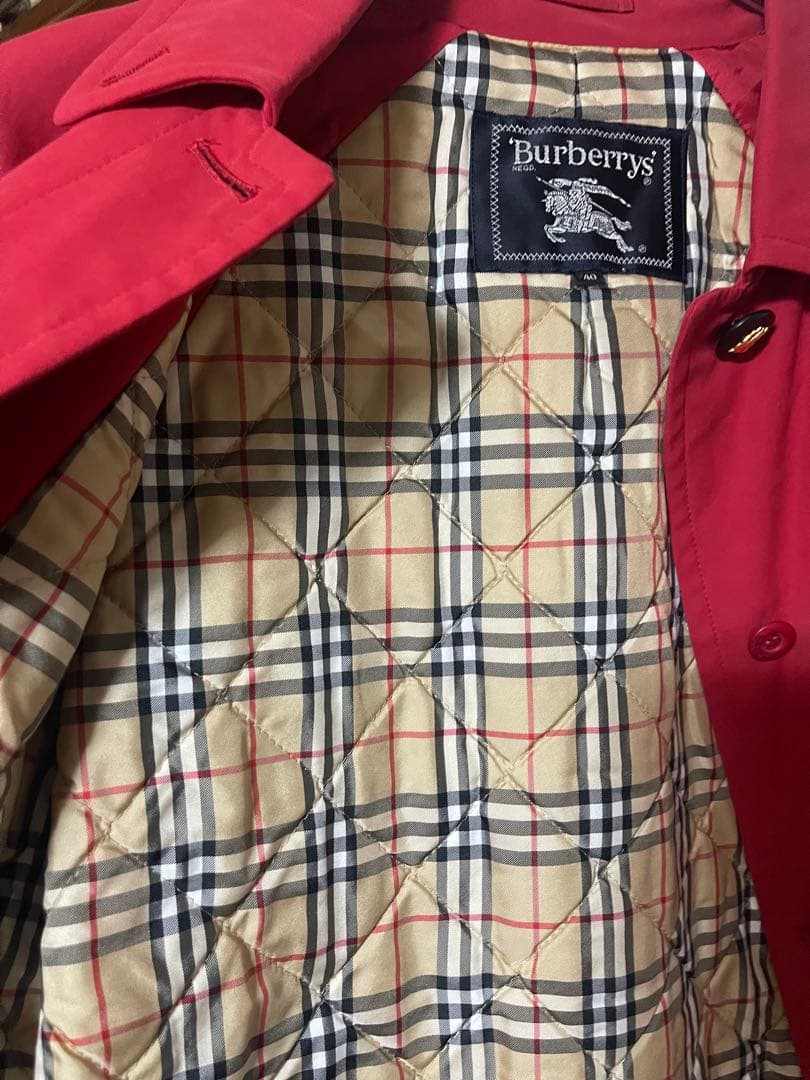 シナモンスパイス 　　バーバリー　キルティングライナー付き　コート