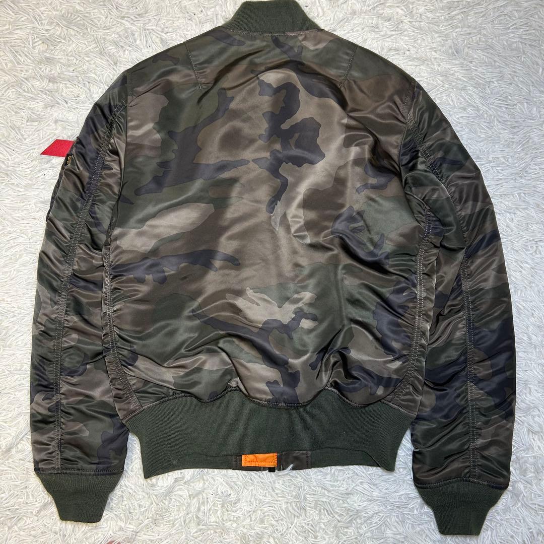 90s alpha industries ma-1 フライトジャケット　迷彩
