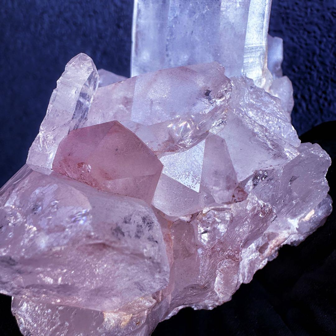 希少❗️超綺麗♡レインボー☆超強いパワー ヒマラヤ水晶 クラスター天然石A1454