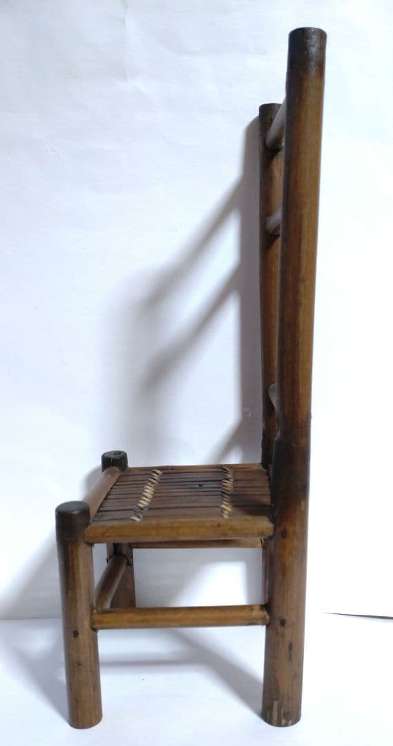 竹細工 椅子 イス 小物置き 花台 チェア レトロ アンティーク ビンテージ