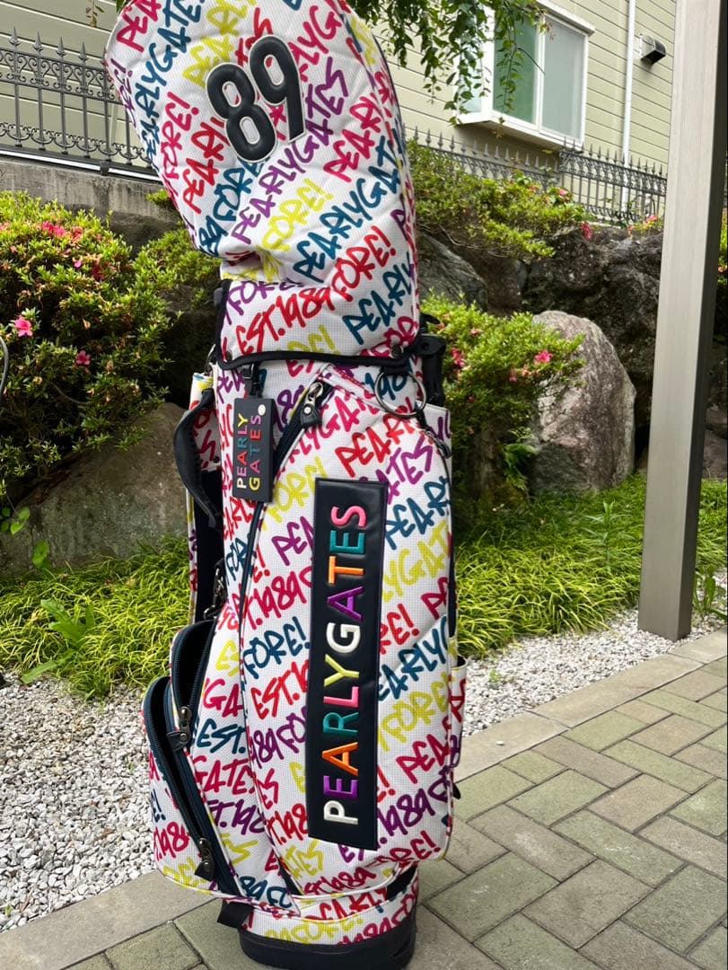 PEARLY GATES キャディバッグ 落書き風