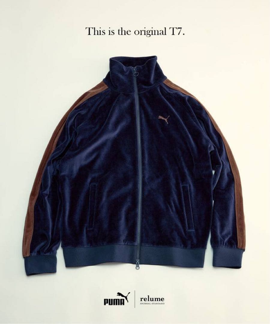 PUMA / プーマ 別注 ”T7” ベロア トラックジャケット