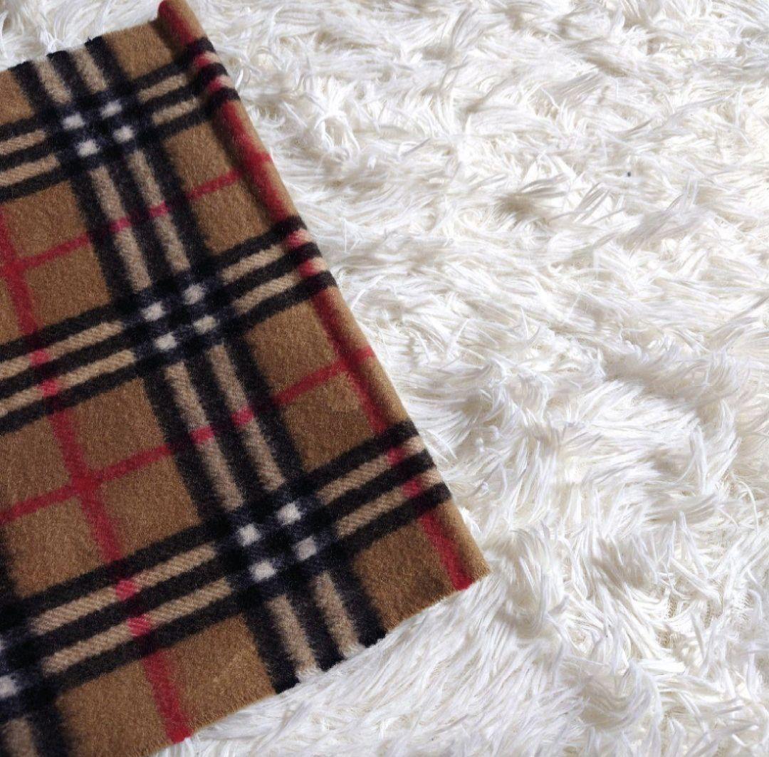 BURBERRY LONDON カシミヤ100% マフラー ノバチェック 英国製