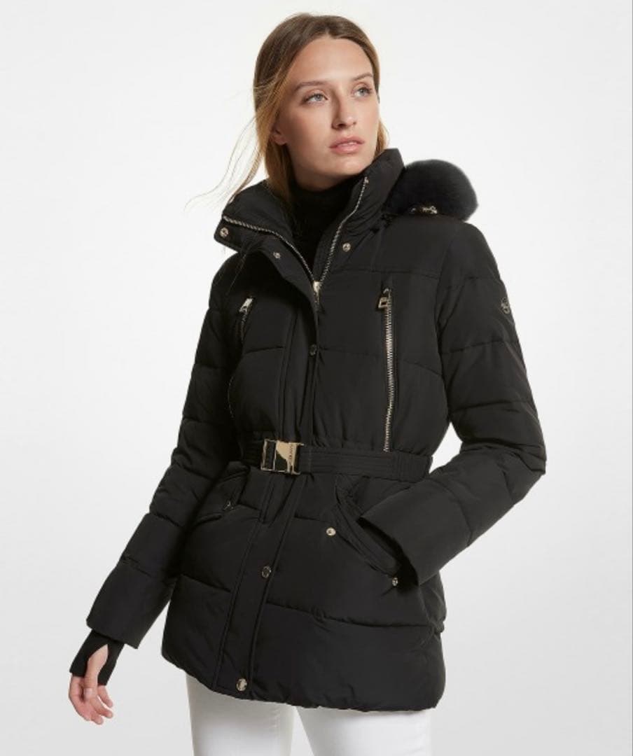 【XS】MICHAEL KORS ブラックダウンジャケット