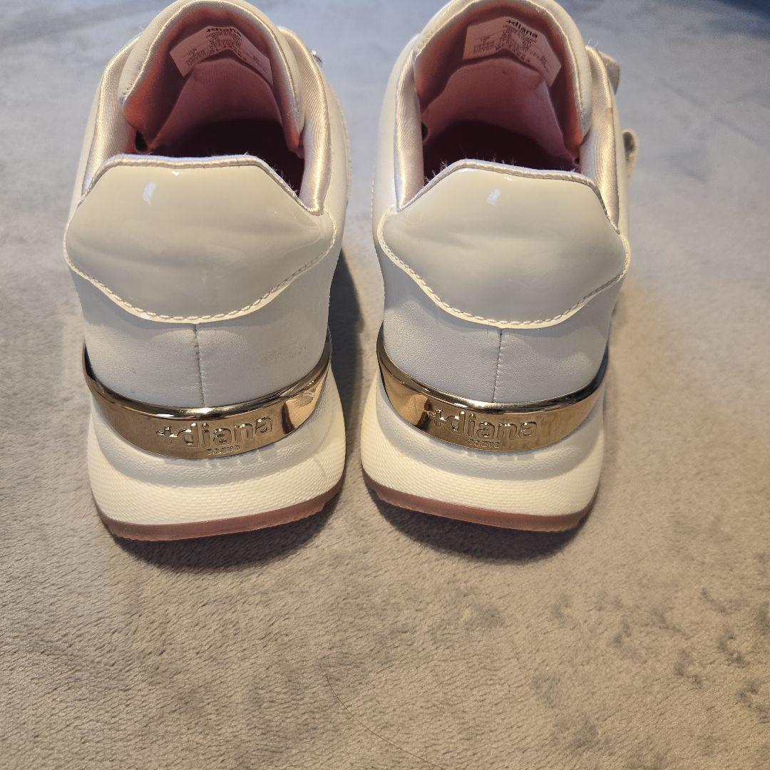 dianaGOLF ゴルフシューズ レディース ホワイト　24cm