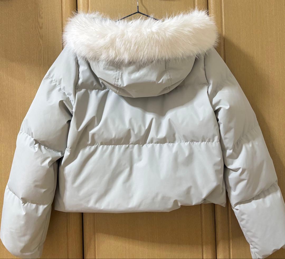 JILL by JILLSTUART リボンダッフルダウン グレー M