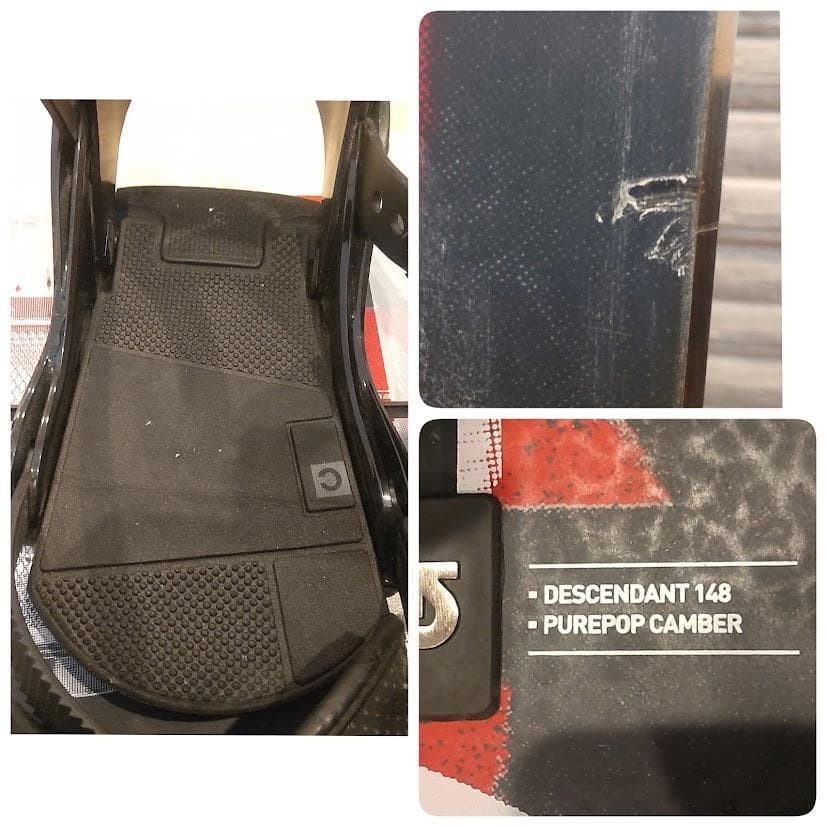 BURTON DECENDANT 148cm メンズ スノーボード 2点セット