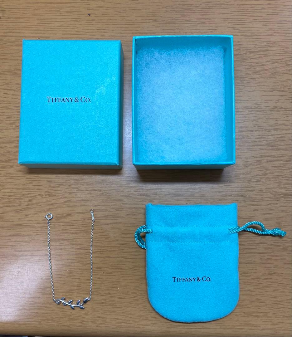 【中古品】ティファニー　オリーブ リーフ ヴァイン ブレスレット