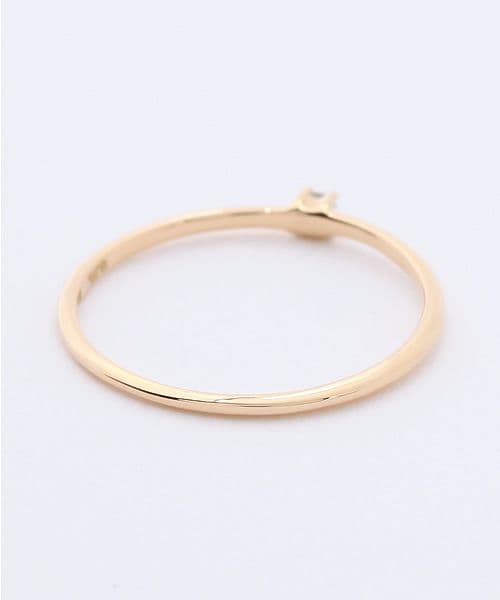 イーエム　e.m. k18 イエローゴールド　ピンキーリング5号