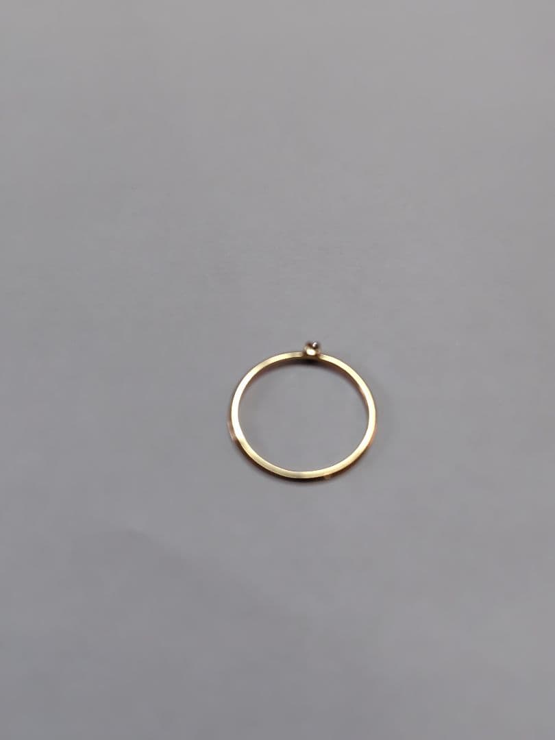 イーエム　e.m. k18 イエローゴールド　ピンキーリング5号