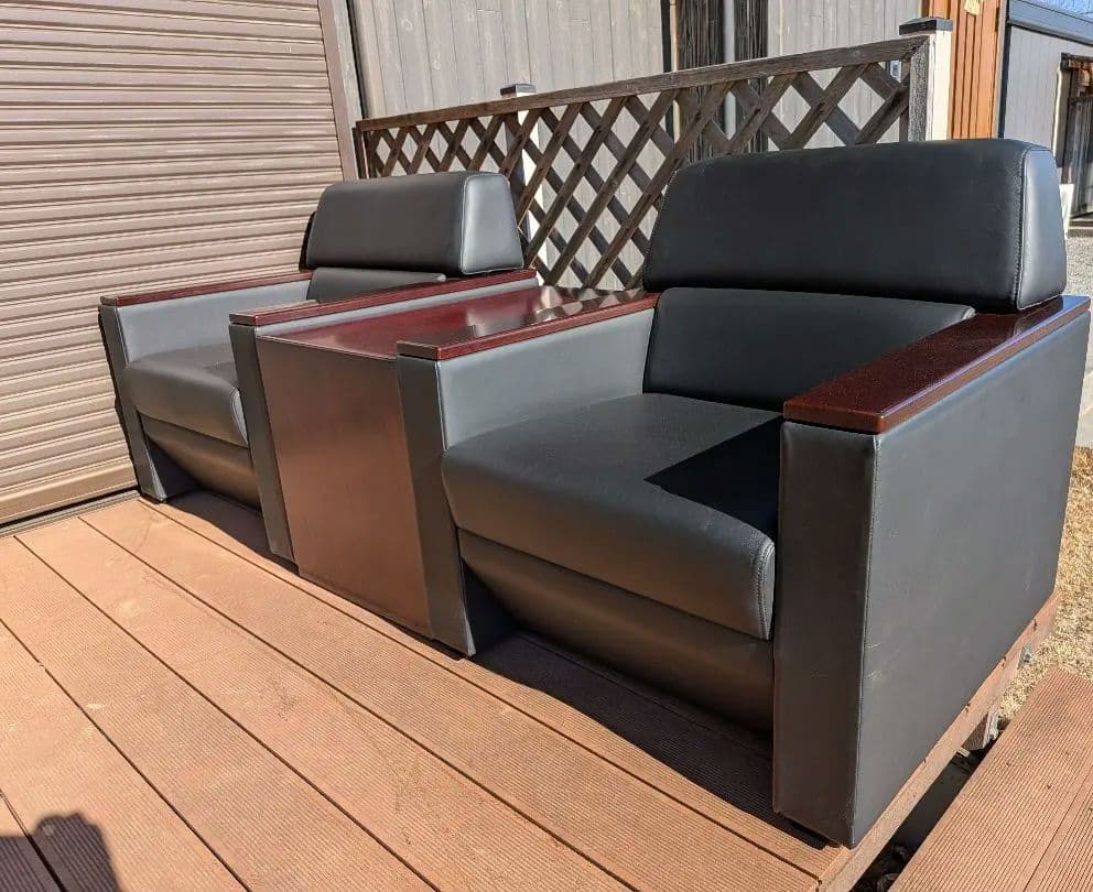 岡村製作所 オカムラ okamura 3人掛け 1人掛け 応接セット 5点