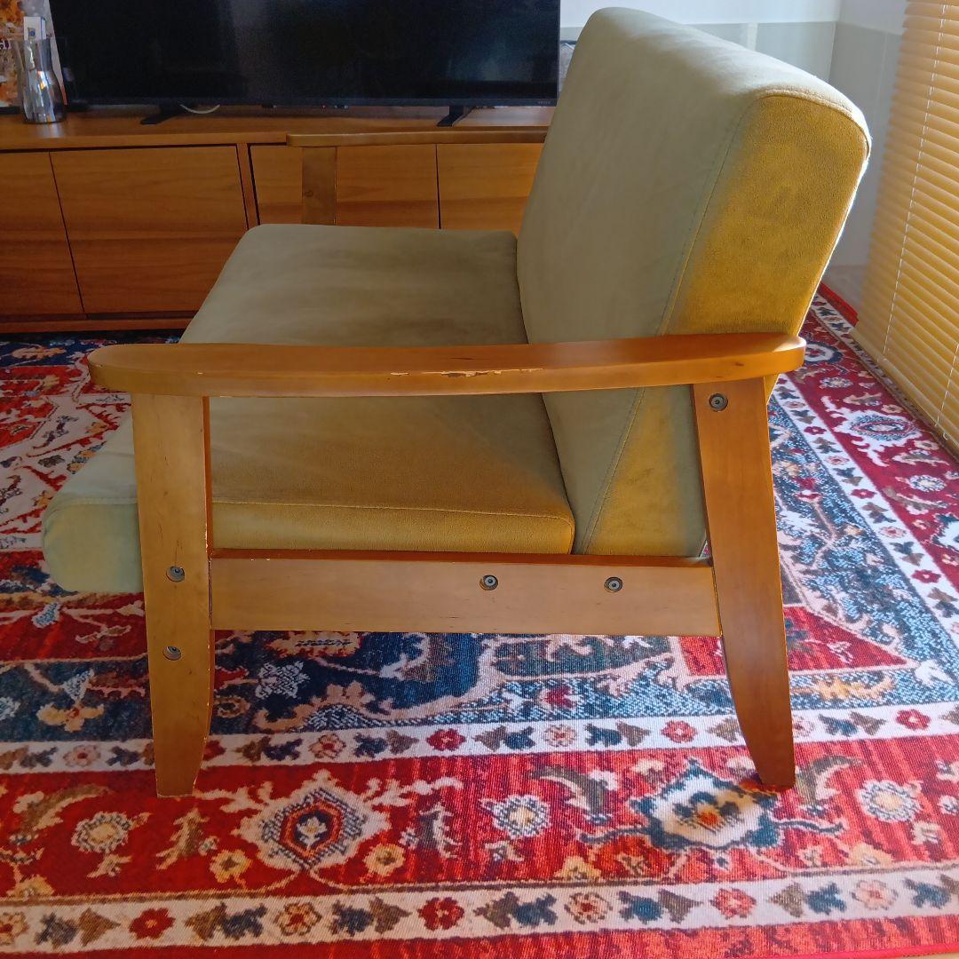 noce グリーンソファ