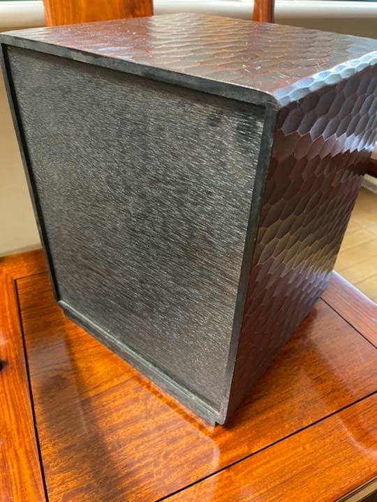 鎌倉彫　5段小物入れ　ティッシュケース セット