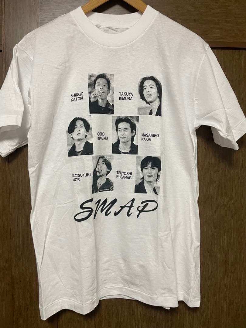 アイドル 90s \"SMAP\" tee size L