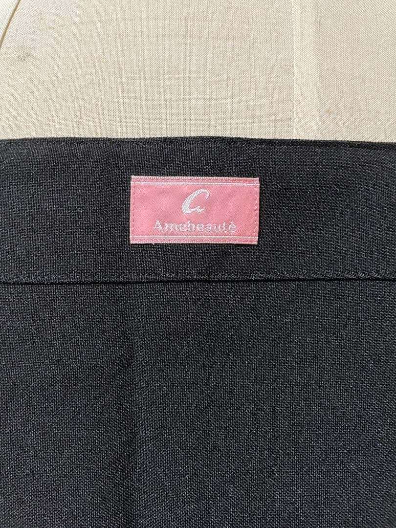 最終値下げ！！ 高級ブランド　アームボーテ　白黒　リボン　エプロン