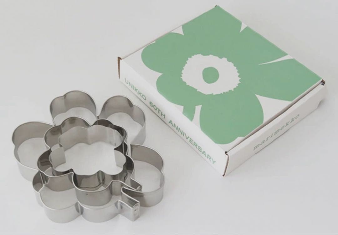 限定　マリメッコ ウニッコ 60th クッキーカッター クッキー型