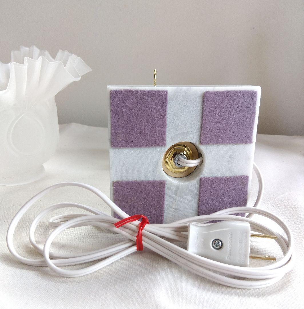 フロストガラスシェード テーブルランプ イタリアンマーブル