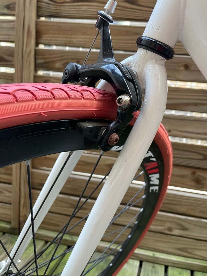 GRAPHIS ロードバイク ホワイト/レッド