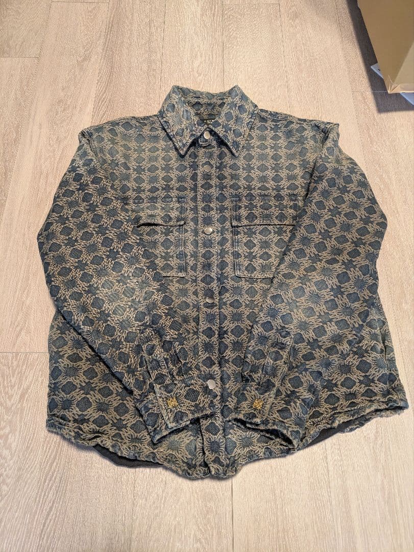 AMIRI MA ロゴ総柄ジャケット　M