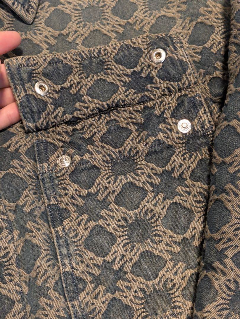 AMIRI MA ロゴ総柄ジャケット　M