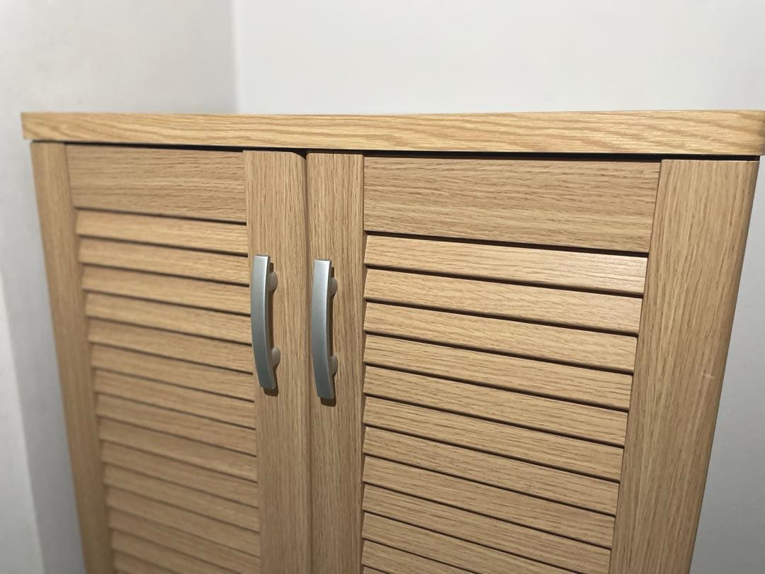 木製シューズボックス美品★シューズラック靴箱靴棚下駄箱おしゃれ無印ニトリIKEA