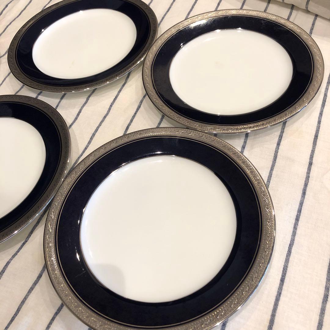 値下げ　ノリタケ　Noritake　クレストウッド コバルトプラチナ　21cm