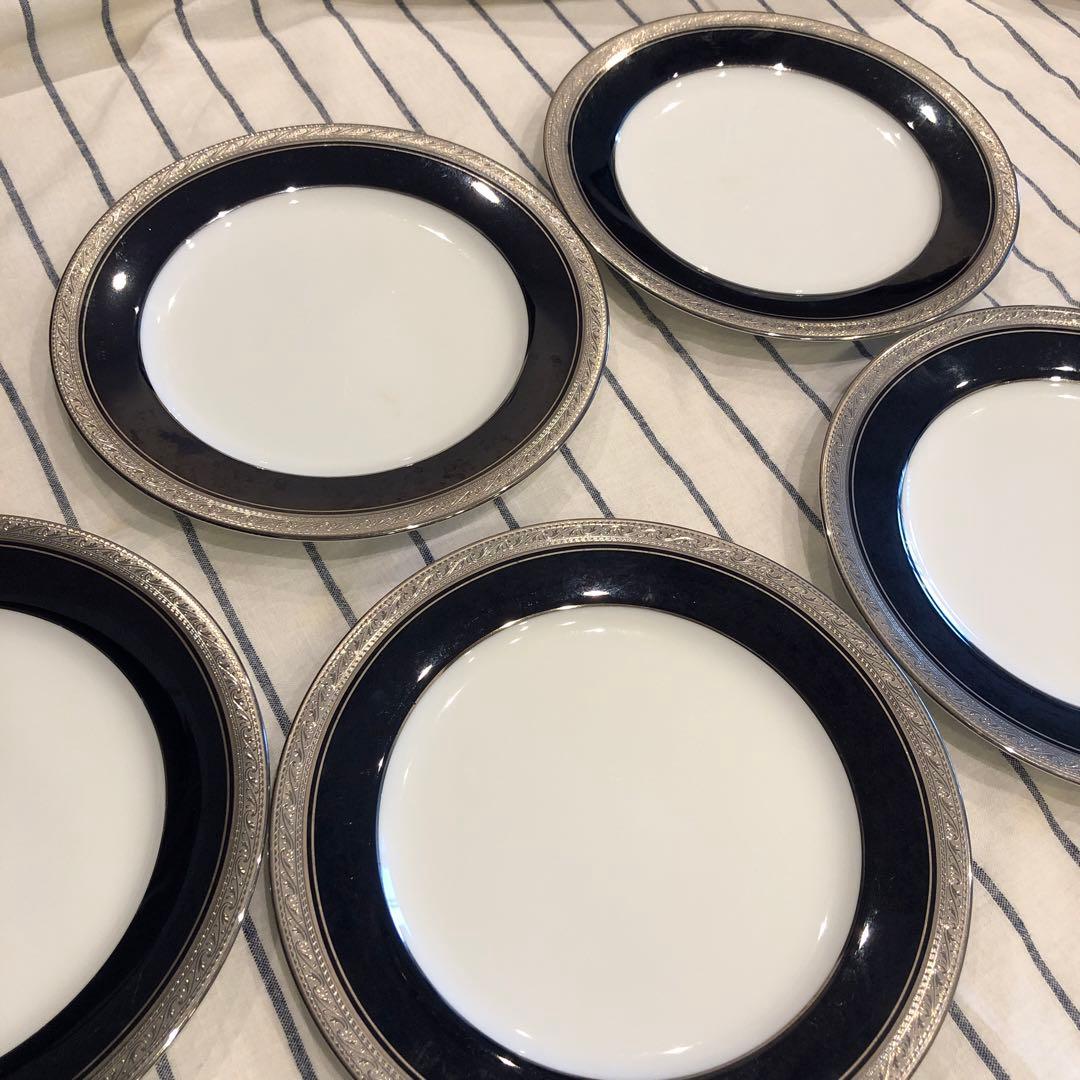 値下げ　ノリタケ　Noritake　クレストウッド コバルトプラチナ　21cm